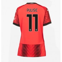 Echipament fotbal AC Milan Christian Pulisic #11 Tricou Acasa 2023-24 pentru femei maneca scurta